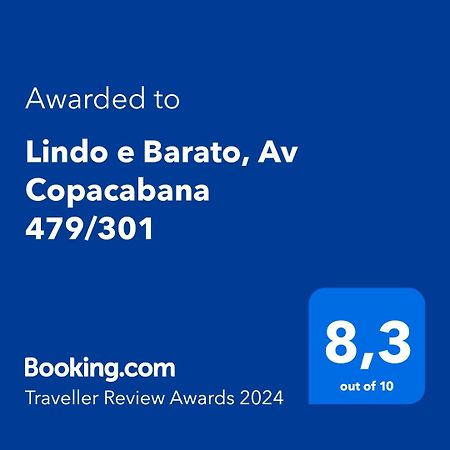 Lindo E Barato, Av Copacabana 479/301 Rio de Janeiro Ngoại thất bức ảnh